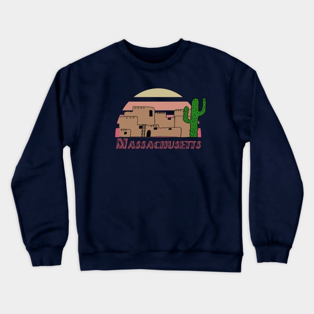 Massachusetts Desert Crewneck Sweatshirt by StevenBaucom